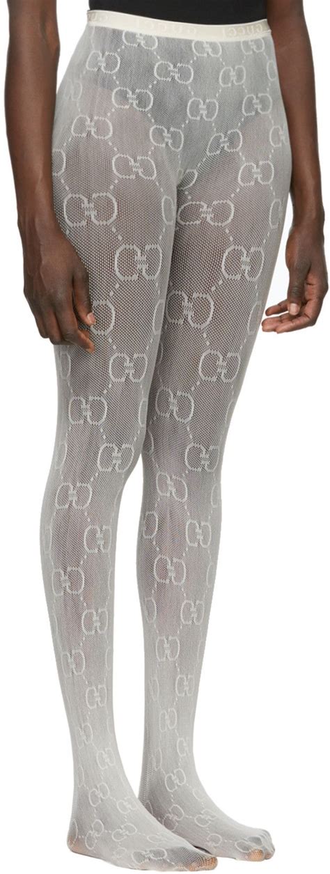 white gucci stockings|genuine gucci tights.